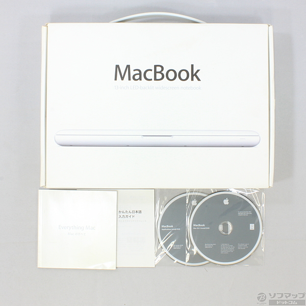 MacBook 13.3-inch Late 2009 MC207J／A 2.26GHz 2GB HDD250GB 〔10.6  SnowLeopard〕 ◇07/01(水)値下げ！