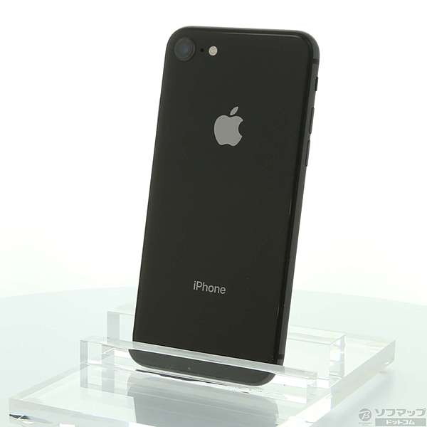 SIM フリー iPhone 8 Space Gray 64 GB au - スマートフォン本体