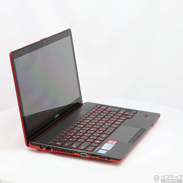 中古】LIFEBOOK SH90／B1 FMVS9B1R06 サテンレッド 〔Windows 10