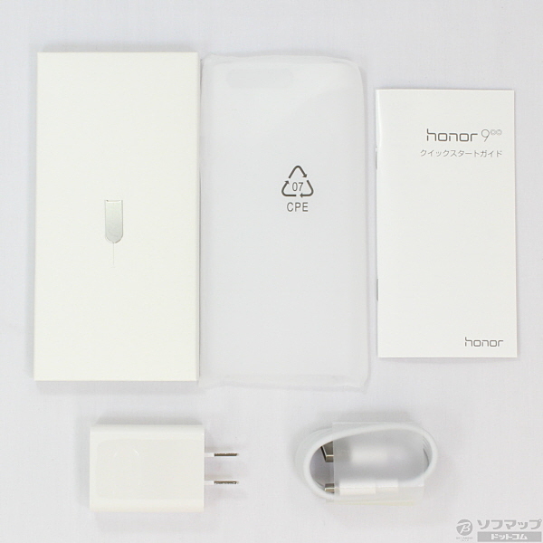 中古】honor 9 64GB ミッドナイトブラック STF-L09 SIMフリー