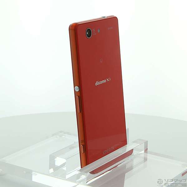 中古】XPERIA Z3 Compact SO-02G オレンジ