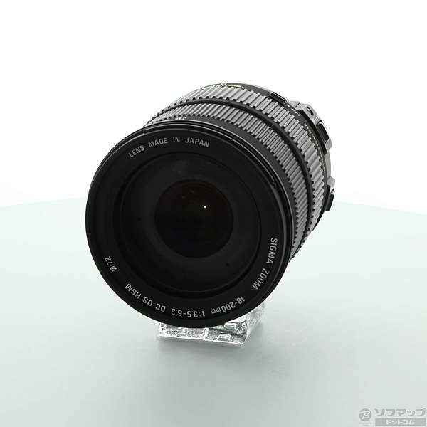 中古】SIGMA 18-200mm F3.5-6.3 DC OS HSM (Nikon用) (レンズ)／18