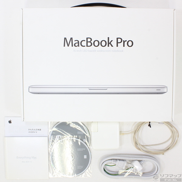 中古】MacBook Pro MC372J／A Core_i5 2.53GHz 4GB HDD500GB 〔10.6 