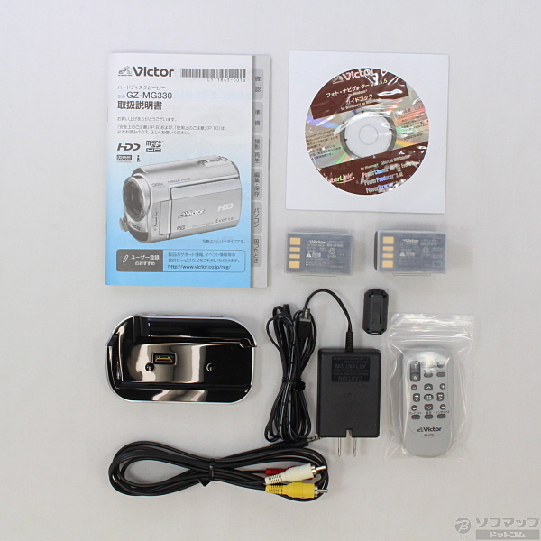 中古】Everio GZ-MG330-S (107万画素／30GB／プレシャスシルバー