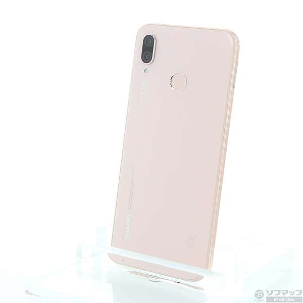中古】HUAWEI P20 lite 32GB サクラピンク HWU34SPU UQ mobile