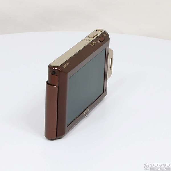 良品中古 Cyber-shot DSC-T77 ブラウン 即日発送 SONY デジカメ