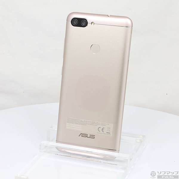 中古】セール対象品 〔展示品〕 ZenFone Max Plus 32GB サンライト