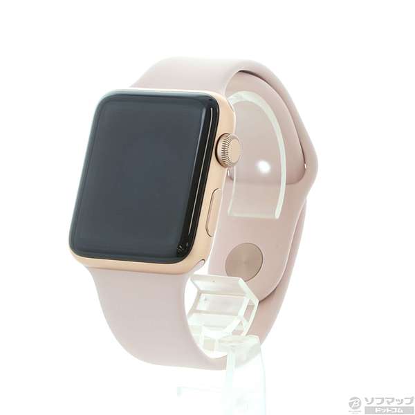 中古】Apple Watch Series 3 GPS 42mm ゴールドアルミニウムケース