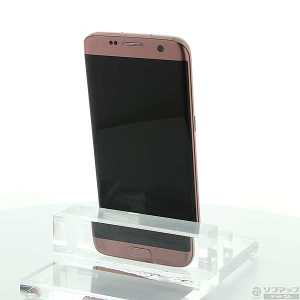 中古】セール対象品 GALAXY S7 edge 32GB ピンクゴールド SCV33 au