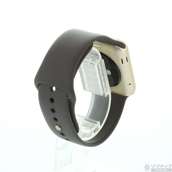 中古】Apple Watch Series 1 42mm ゴールドアルミニウムケース ココア