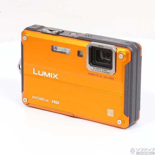 panasonic LUMIX FT2 オレンジ 防水コンパクトデジタルカメラ 