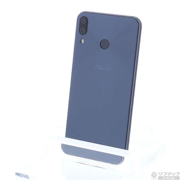 中古】ZenFone 5Z 128GB シャイニーブラック ZS620KLBK128S6 SIMフリー