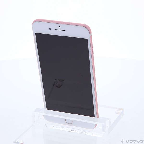 中古】iPhone7 Plus 128GB ローズゴールド MN6J2J／A auロック解除SIM