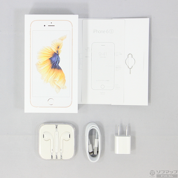 中古】iPhone6s 32GB ゴールド MN112J／A SoftBankロック解除SIM