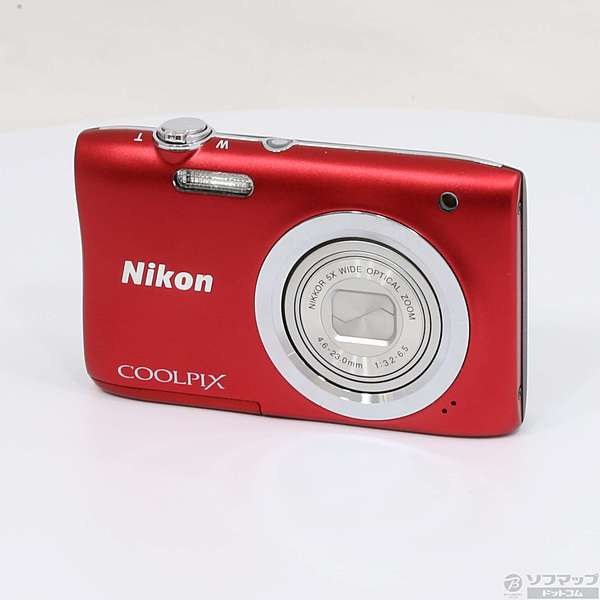 中古】COOLPIX A100 (2005万画素／5倍／レッド／SDXC) [2133014758105