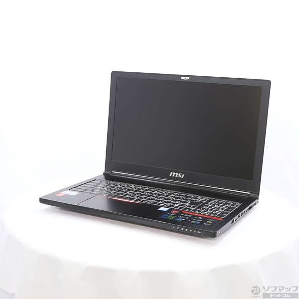 中古】GS63 7RD Stealth GS63-7RD-020JP ブラック 〔Windows 10 