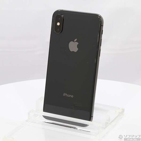 スマホ iPhone iPhoneXS 64GB スペースグレイ MTAW2J／A SIMフリー
