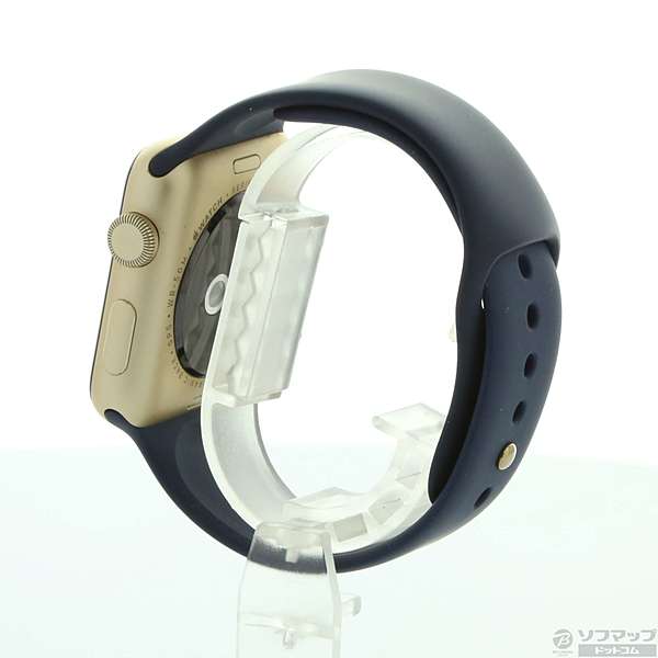 Apple Watch Series 2 42mm ゴールドアルミニウムケース ミッドナイトブルースポーツバンド ◇07/01(水)値下げ！