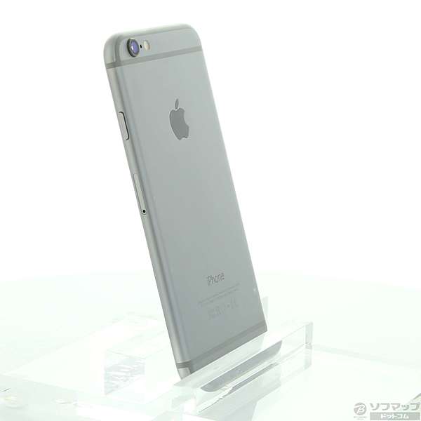 中古】iPhone6 64GB スペースグレイ MG4F2J／A au ◇07/01(水)値下げ 