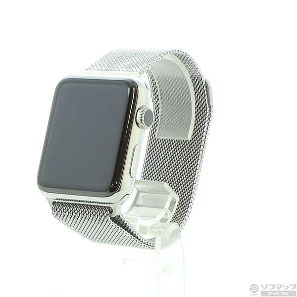 ステンレススチール apple watch series2 42mm