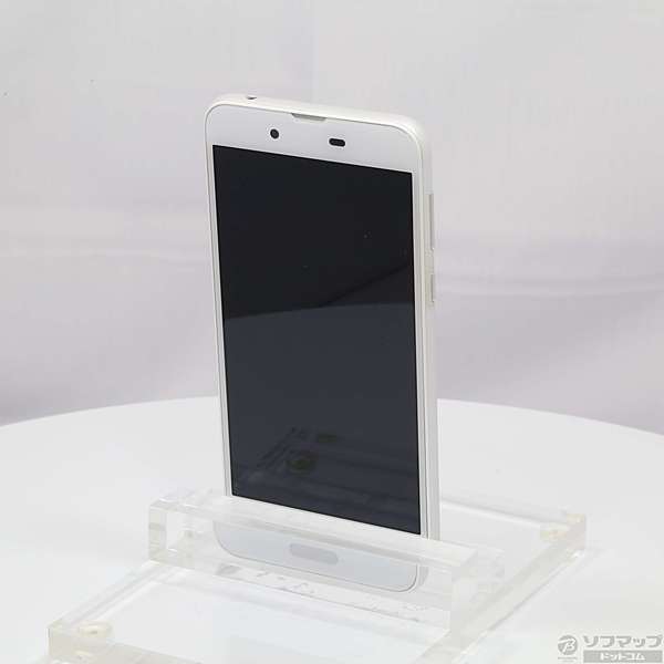 中古】AQUOS sense 32GB シルキーホワイト SHV40 au