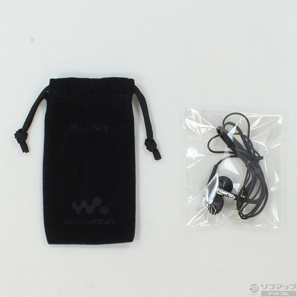 SONY WALKMAN NW- E407 ブラック Sony NW-E407 Black Network Walkman Mp3 Audio Player 1GB Used