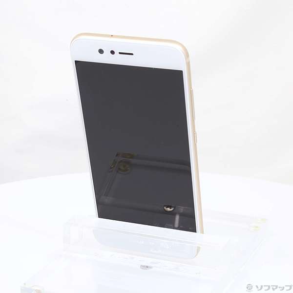 中古】HUAWEI nova2 64GB プレステージゴールド PIC-LX9 UQ mobile