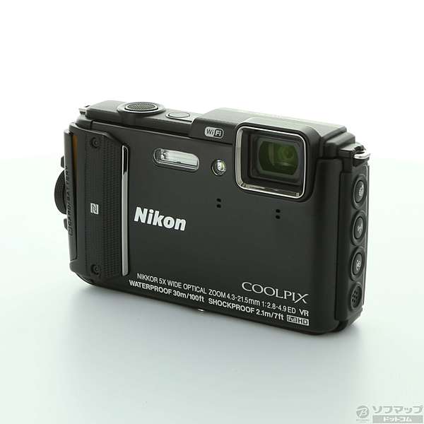 中古】COOLPIX AW130 (1605万画素／5倍／防水／ブラック／SDXC