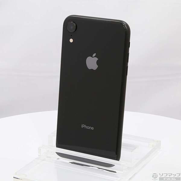Apple SIMフリー iPhoneXR 64GB ブラック　箱、カバー付
