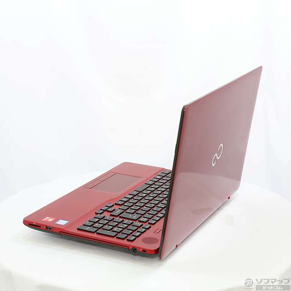 中古】LIFEBOOK AH45／X FMVA45XR ルビーレッド 〔Windows 10