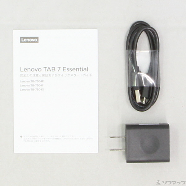 中古 Lenovo Tab 7 Essential 16gb ブラック Zajp Simフリー リコレ ソフマップの中古通販サイト
