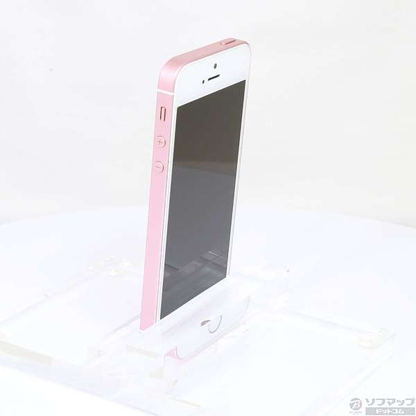 中古】セール対象品 〔展示品〕 iPhone SE 16GB ローズゴールド