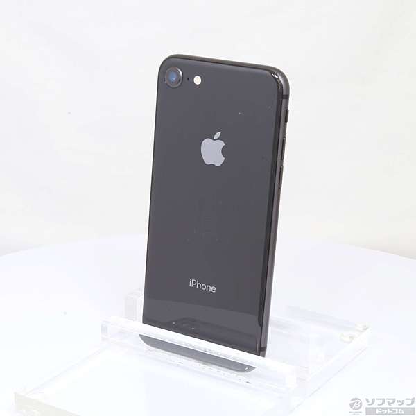〔展示品〕 iPhone8 64GB スペースグレイ 3D056J／A SIMフリー