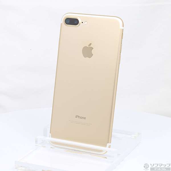 中古】iPhone7 Plus 128GB ゴールド MN6H2J／A au [2133016210106