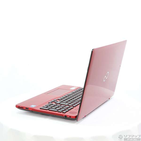 中古】LIFEBOOK AH42／Y FMVA42YR ルビーレッド 〔Windows 10