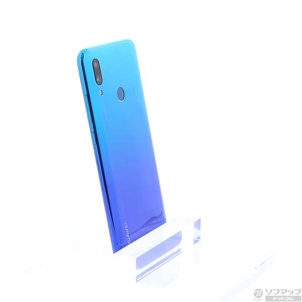 中古】HUAWEI nova lite3 32GB オーロラブルー UQ版HWU35 SIMフリー