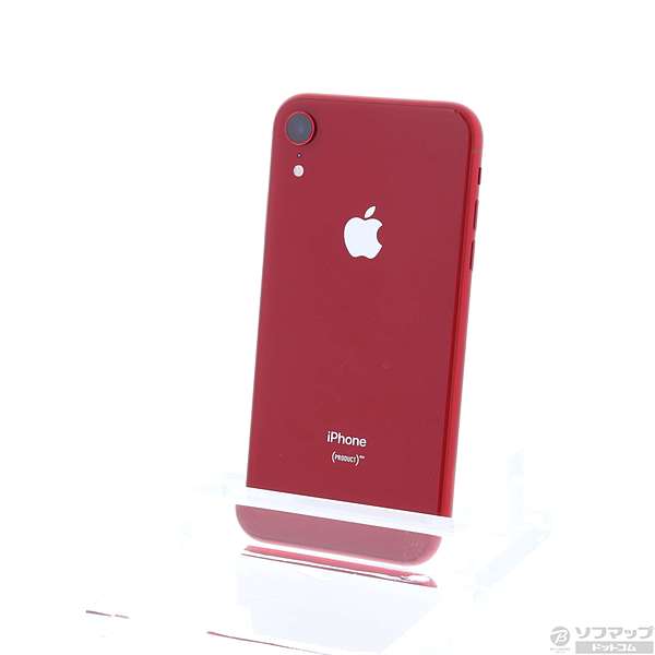 中古】セール対象品 iPhoneXR 256GB プロダクトレッド MT0X2J／A SIM