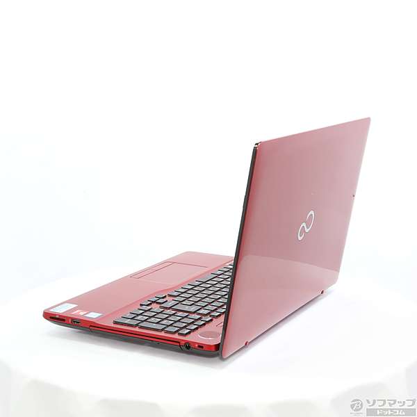 LIFEBOOK AH53/R（ルビーレッド） 中古】LIFEBOOK AH53／X FMVA53XR ルビーレッド 〔Windows 10
