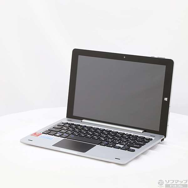 中古】ジブン専用PC&タブレット KNWL10K2-SR シルバー 〔Windows