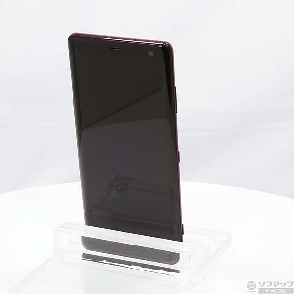 中古】Xperia XZ3 64GB ボルドーレッド SOV39 au ◇07/01(水)値下げ