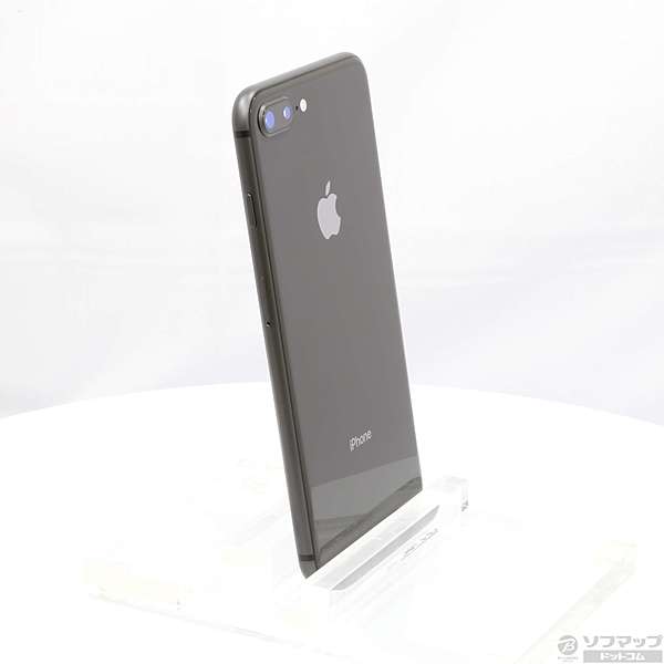 新品 SIMフリー iPhone8 Plus 64GB スペースグレー au 黒