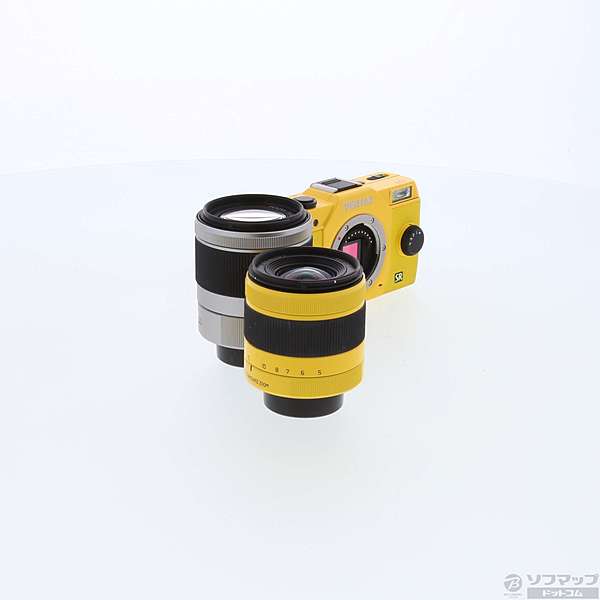 中古】PENTAX Q7 ダブルズームキット イエロー [2133016590475