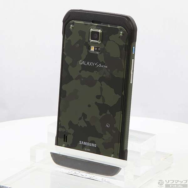 【中古】galaxy S5 Active 16gb カモグリーン Sc 02g Docomo 2133016705305 リコレ