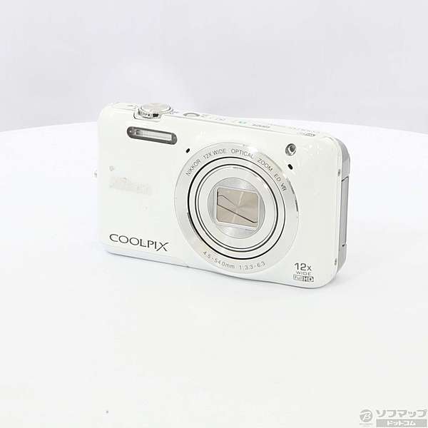 中古】COOLPIX S6600 (1602万画素／12倍／ナチュラルホワイト／SDXC