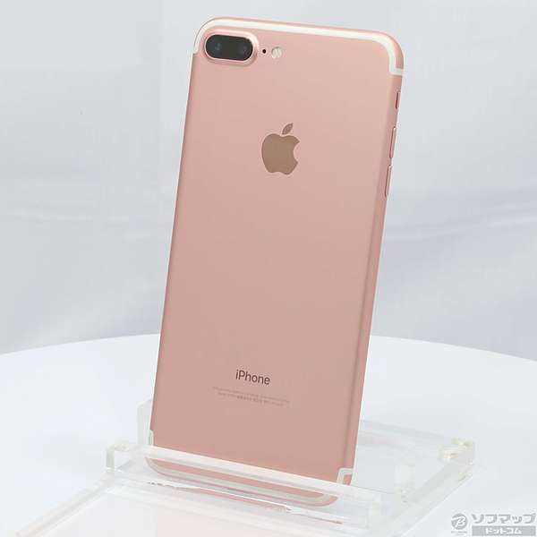 中古】iPhone7 Plus 32GB ローズゴールド MNRD2J／A auロック解除SIM 