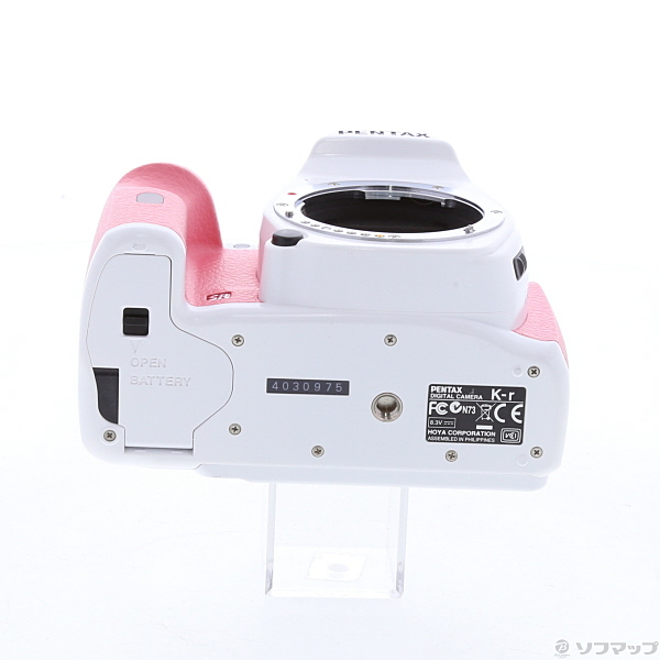 中古】PENTAX K-r ボディ ホワイト／ピンク [2133016828325] - リコレ