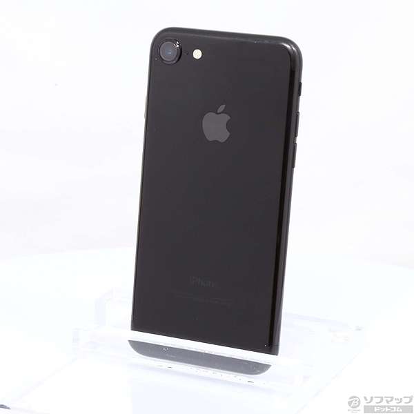 中古】iPhone7 128GB ジェットブラック MNCP2J／A SoftBank