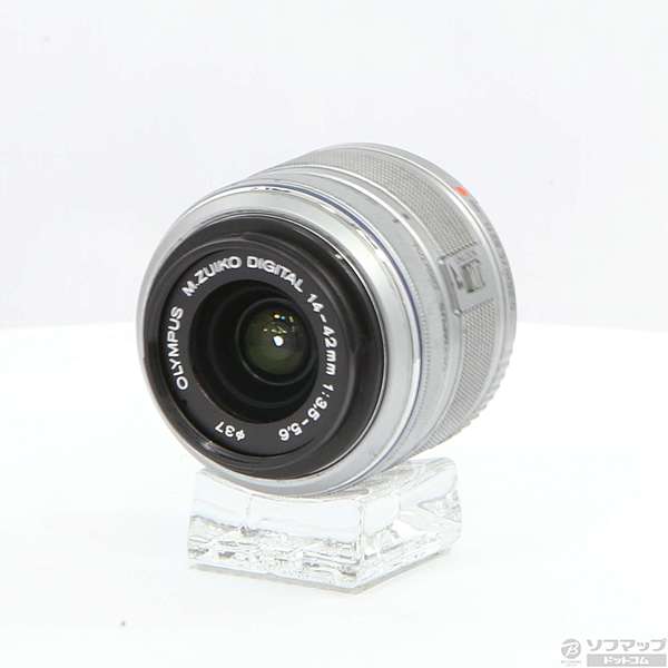 中古】M.ZUIKO DIGITAL 14-42mm F3.5-5.6II R(レンズ／シルバー ...