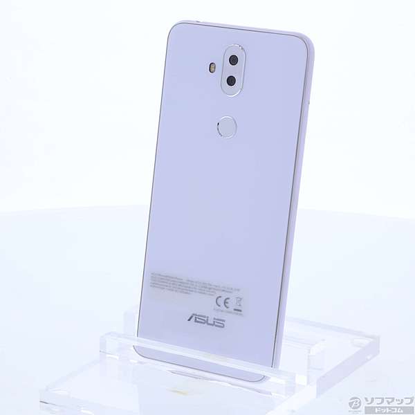 中古】〔展示品〕 ZenFone 5Q 64GB ムーンライトホワイト ZC600KL
