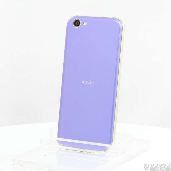 中古】AQUOS R 64GB クリスタルラベンダー SH-03J docomo